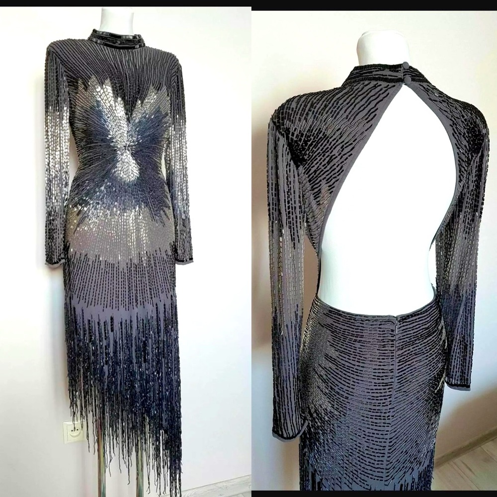 Dazzling ASOS fringe and beads dress